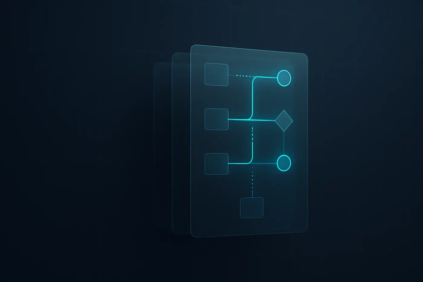 AI Automation for Operations: AI business automation solution visualised in Ztream brand colours