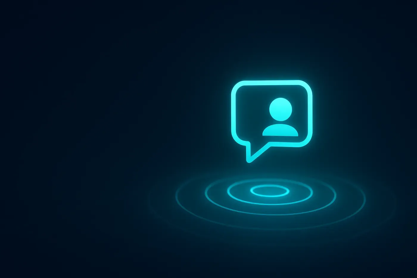 Abstract navy and teal illustration representing getting in touch with the Ztream AI Automations team